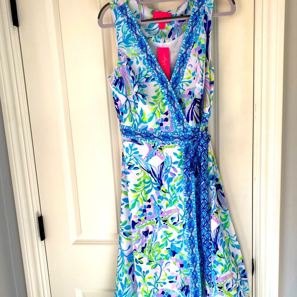 Lilly Pulitzer Dresses & Skirts - Beautiful, wrap dress from Lilly Pulitzer. NWT. Size 8.